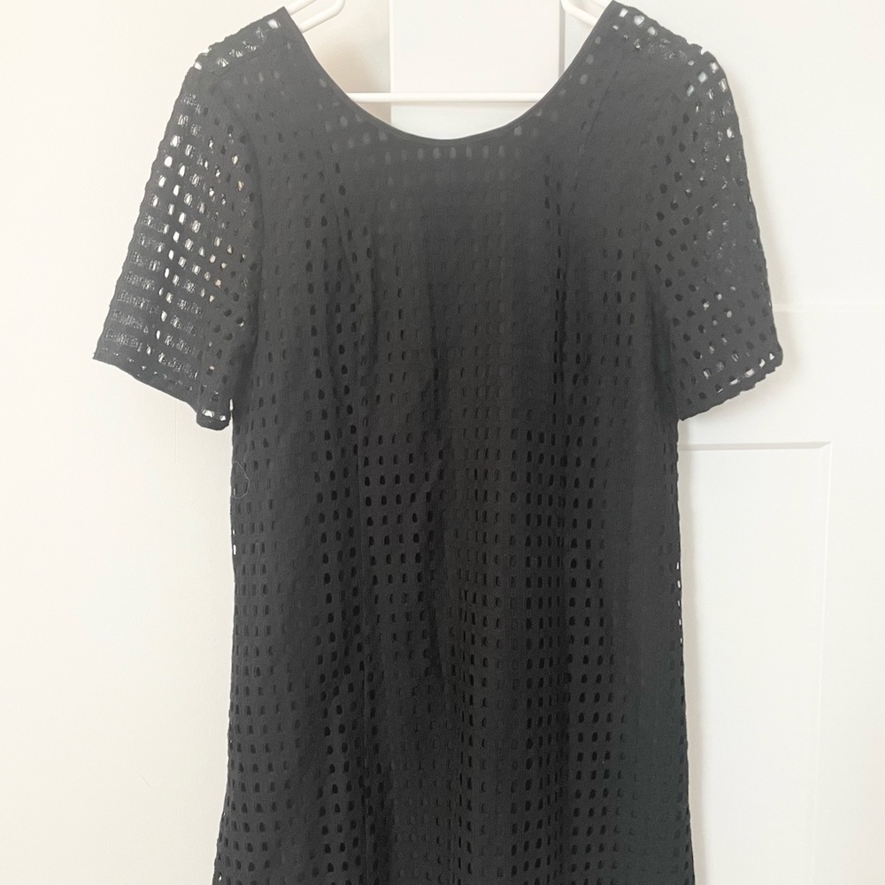 BCBG Black Short Sleeve Dress Size Medium